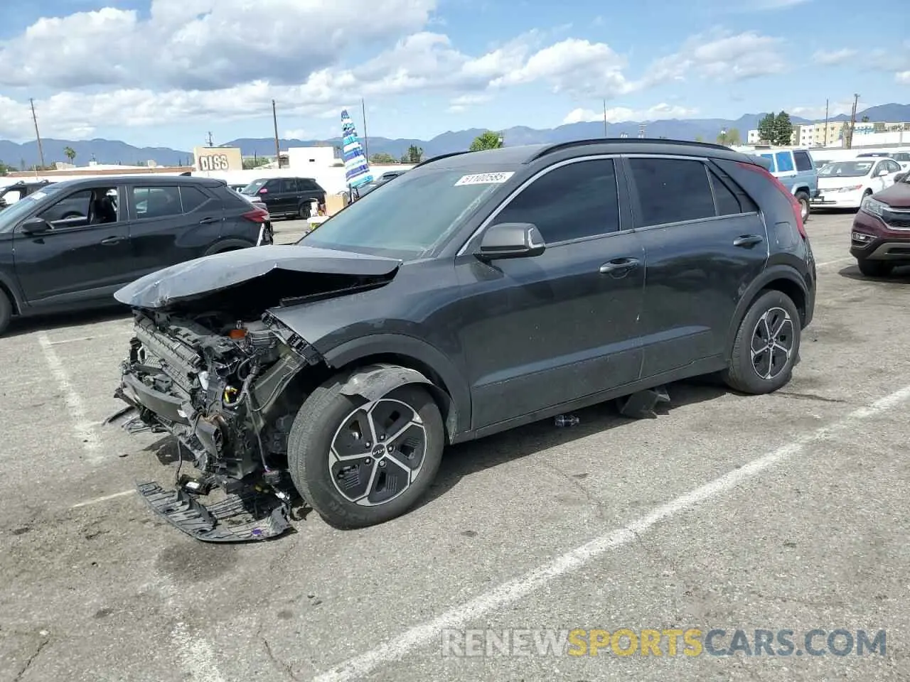1 fotografías del automóvil dañado KNDCR3LE5R5187389 KIA NIRO 2024