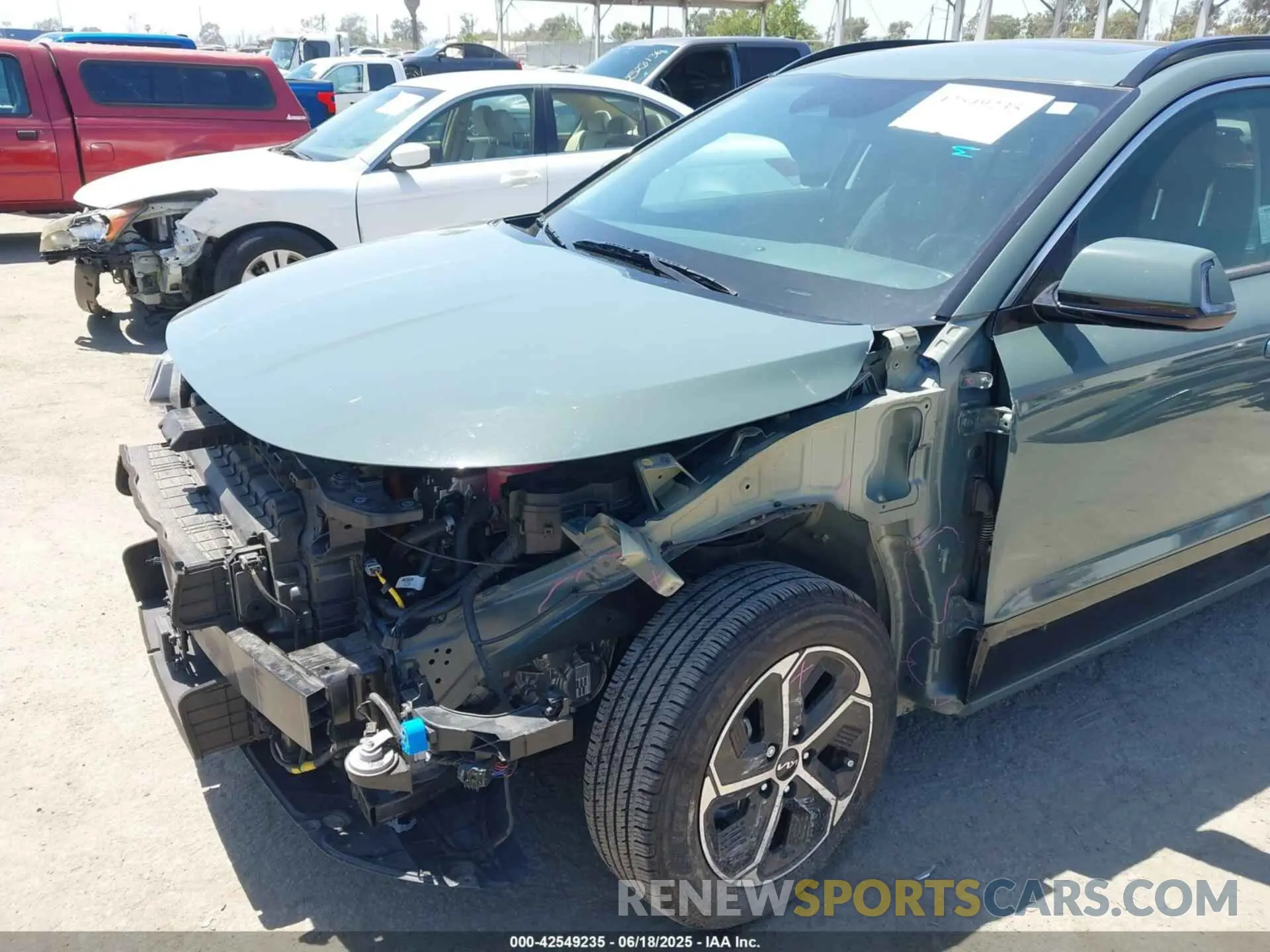 6 fotografías del automóvil dañado KNDCT3LE3R5136104 KIA NIRO 2024
