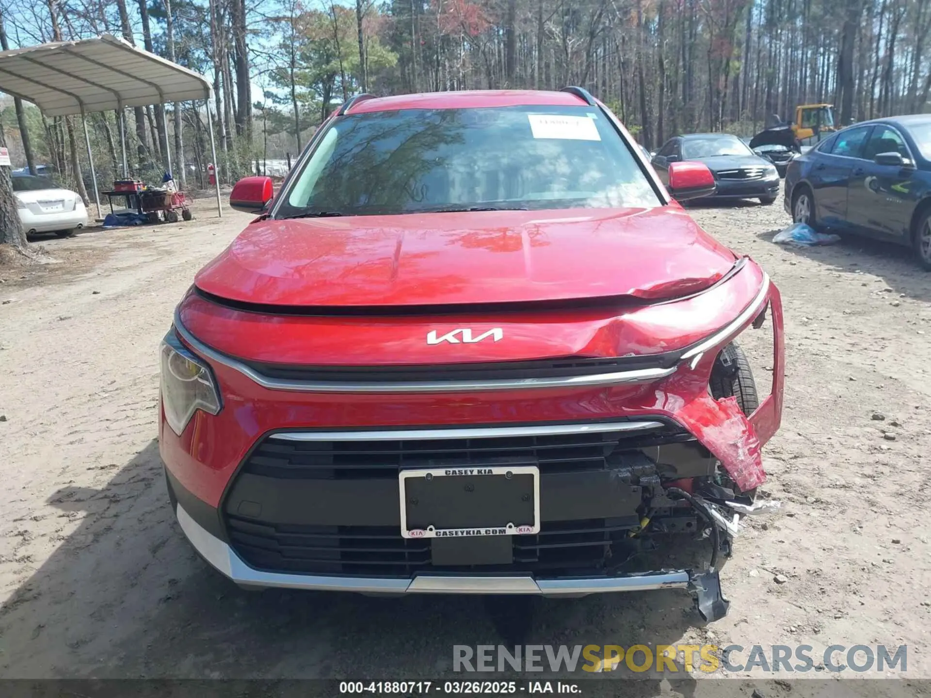 12 fotografías del automóvil dañado KNDCR3LE8S5234310 KIA NIRO 2025