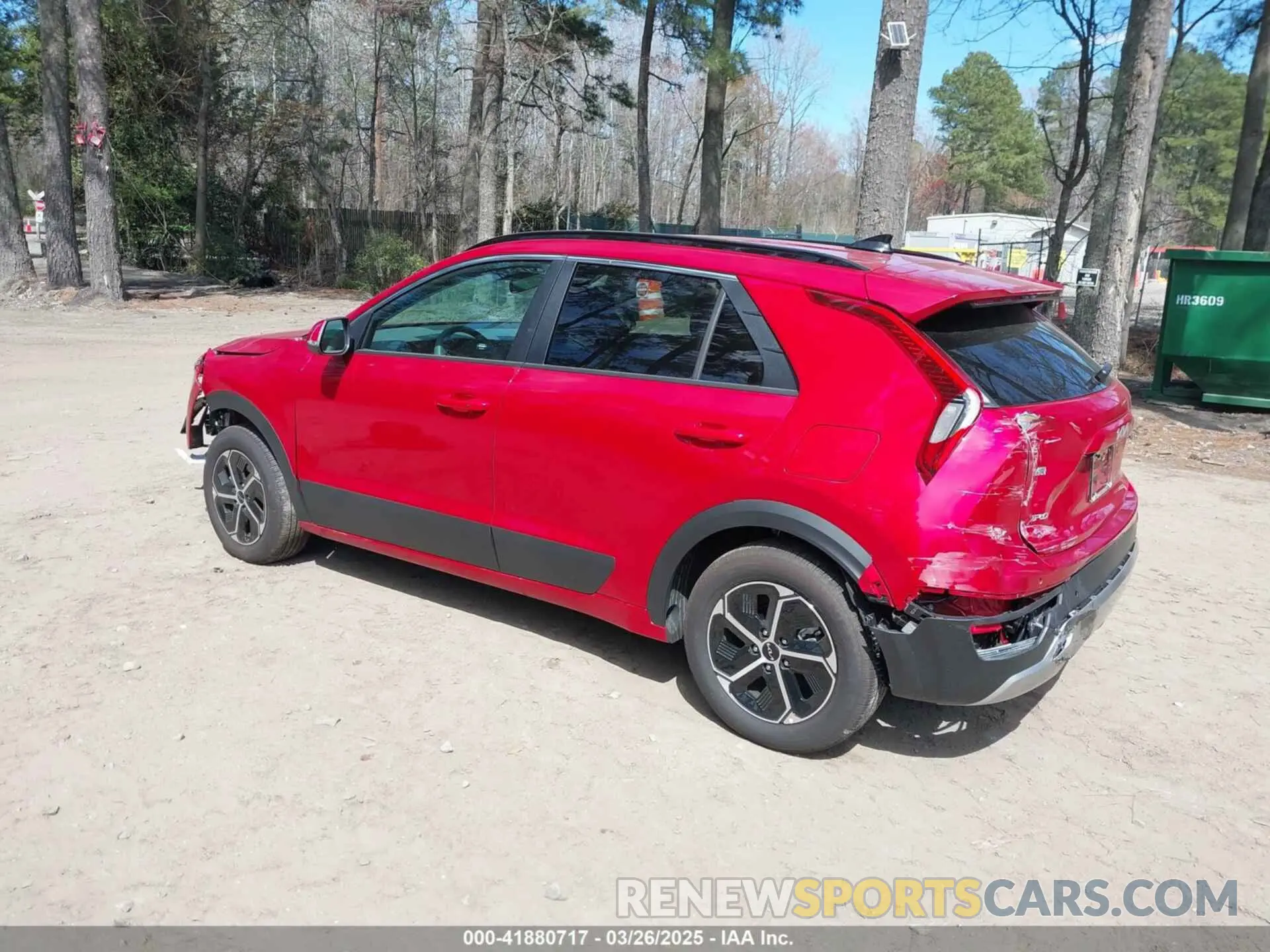 3 fotografías del automóvil dañado KNDCR3LE8S5234310 KIA NIRO 2025
