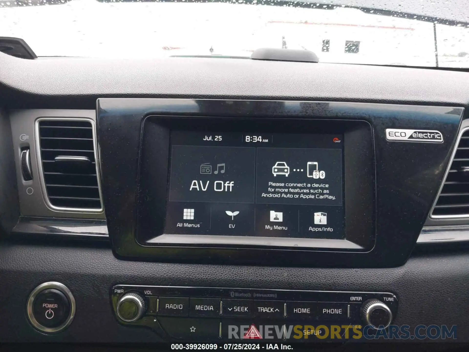 18 fotografías del automóvil dañado KNDCC3LG0K5024433 KIA NIRO EV 2019