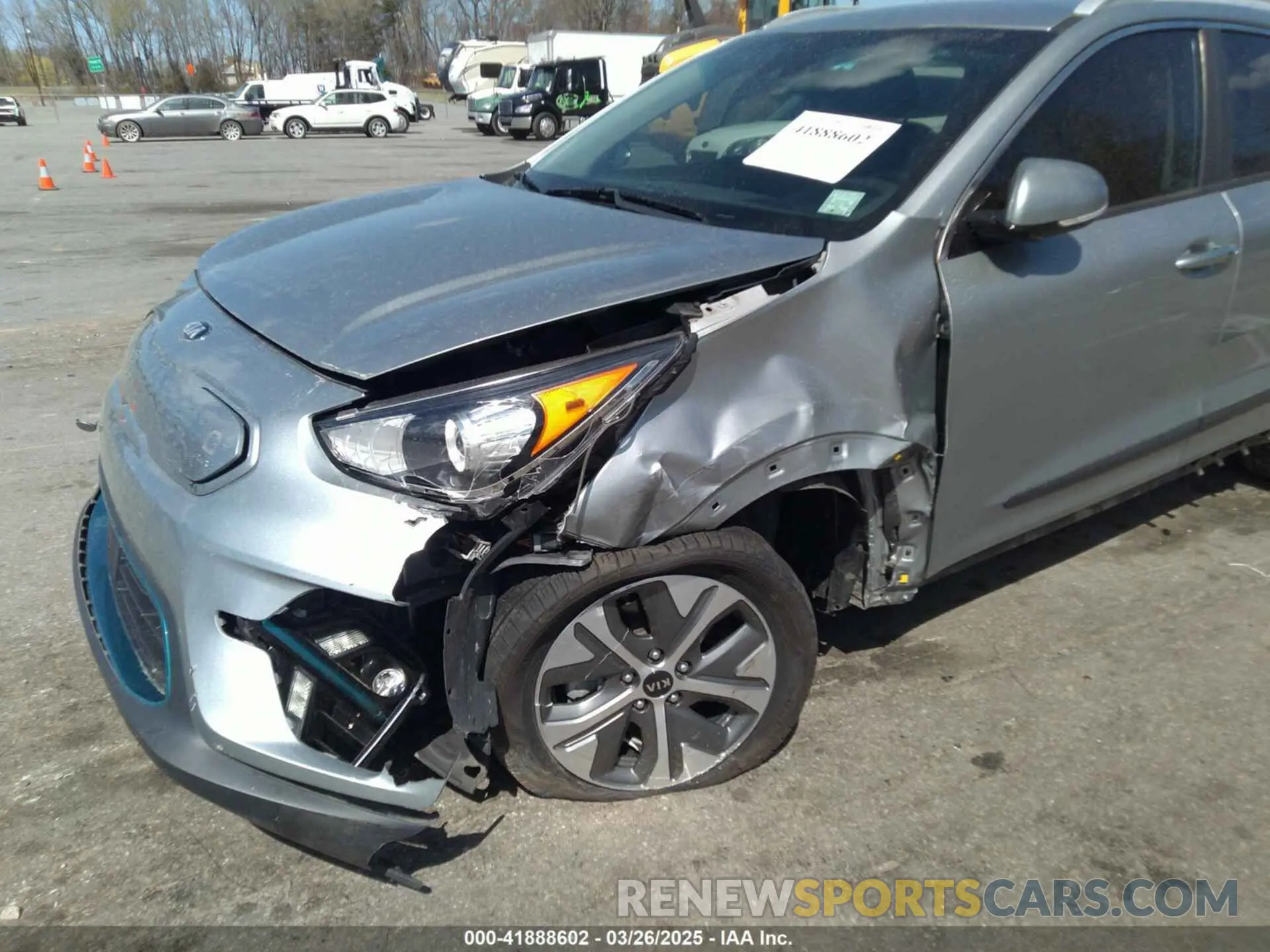 6 fotografías del automóvil dañado KNDCC3LG4K5014875 KIA NIRO EV 2019