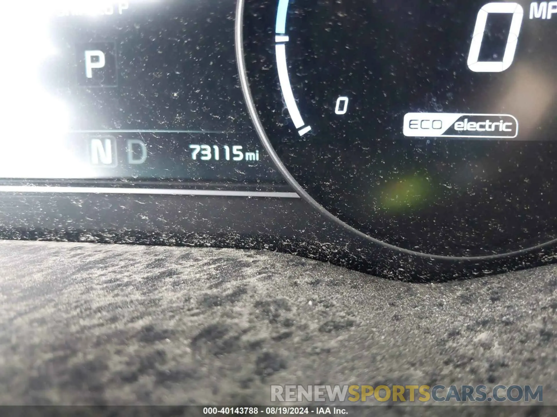 15 fotografías del automóvil dañado KNDCE3LG9L5071276 KIA NIRO EV 2020