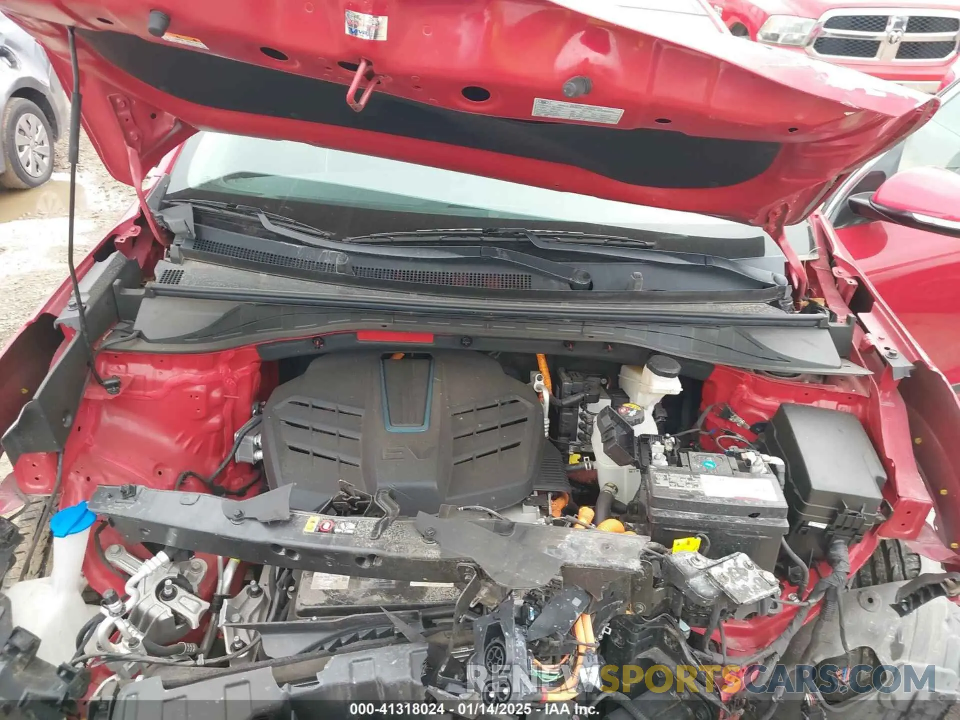10 fotografías del automóvil dañado KNDCC3LG4M5088090 KIA NIRO EV 2021