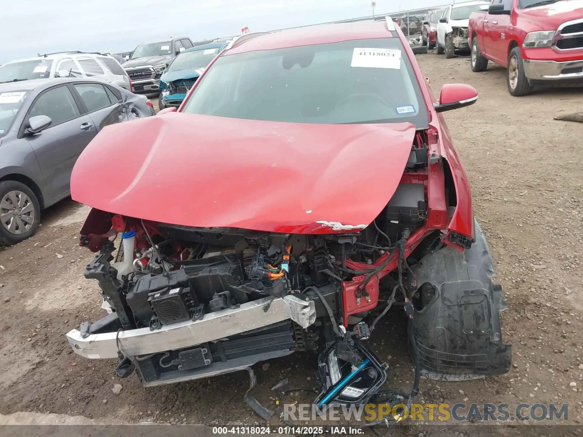 13 fotografías del automóvil dañado KNDCC3LG4M5088090 KIA NIRO EV 2021