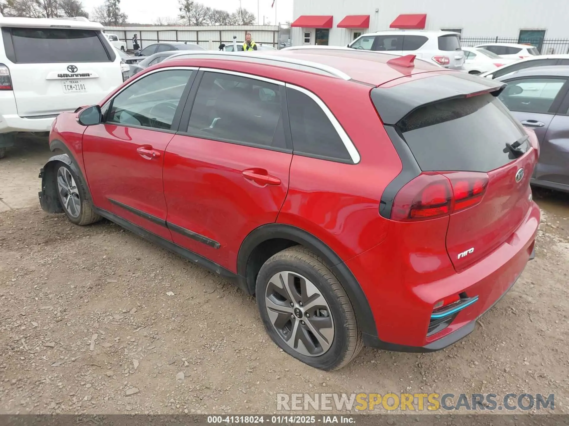 3 fotografías del automóvil dañado KNDCC3LG4M5088090 KIA NIRO EV 2021