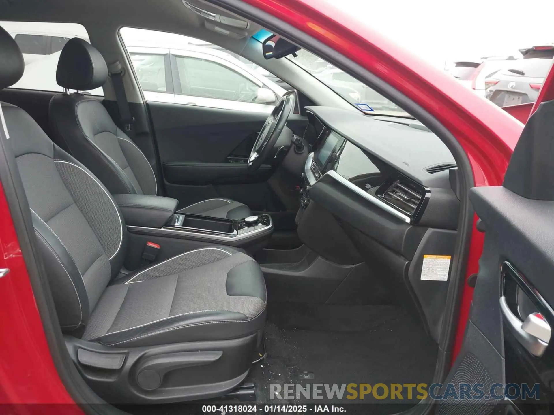 5 fotografías del automóvil dañado KNDCC3LG4M5088090 KIA NIRO EV 2021