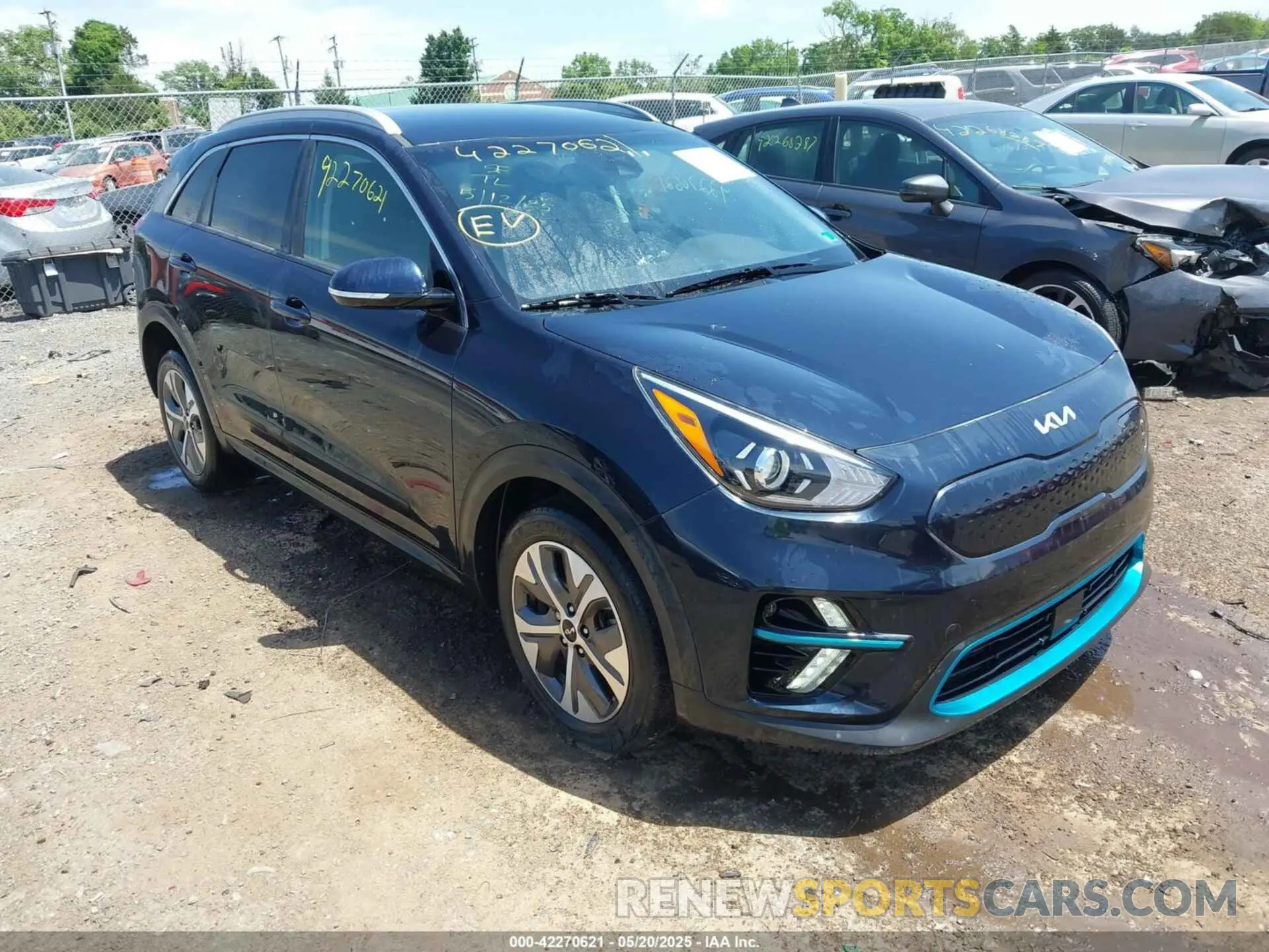1 fotografías del automóvil dañado KNDCC3LG0N5121880 KIA NIRO EV 2022