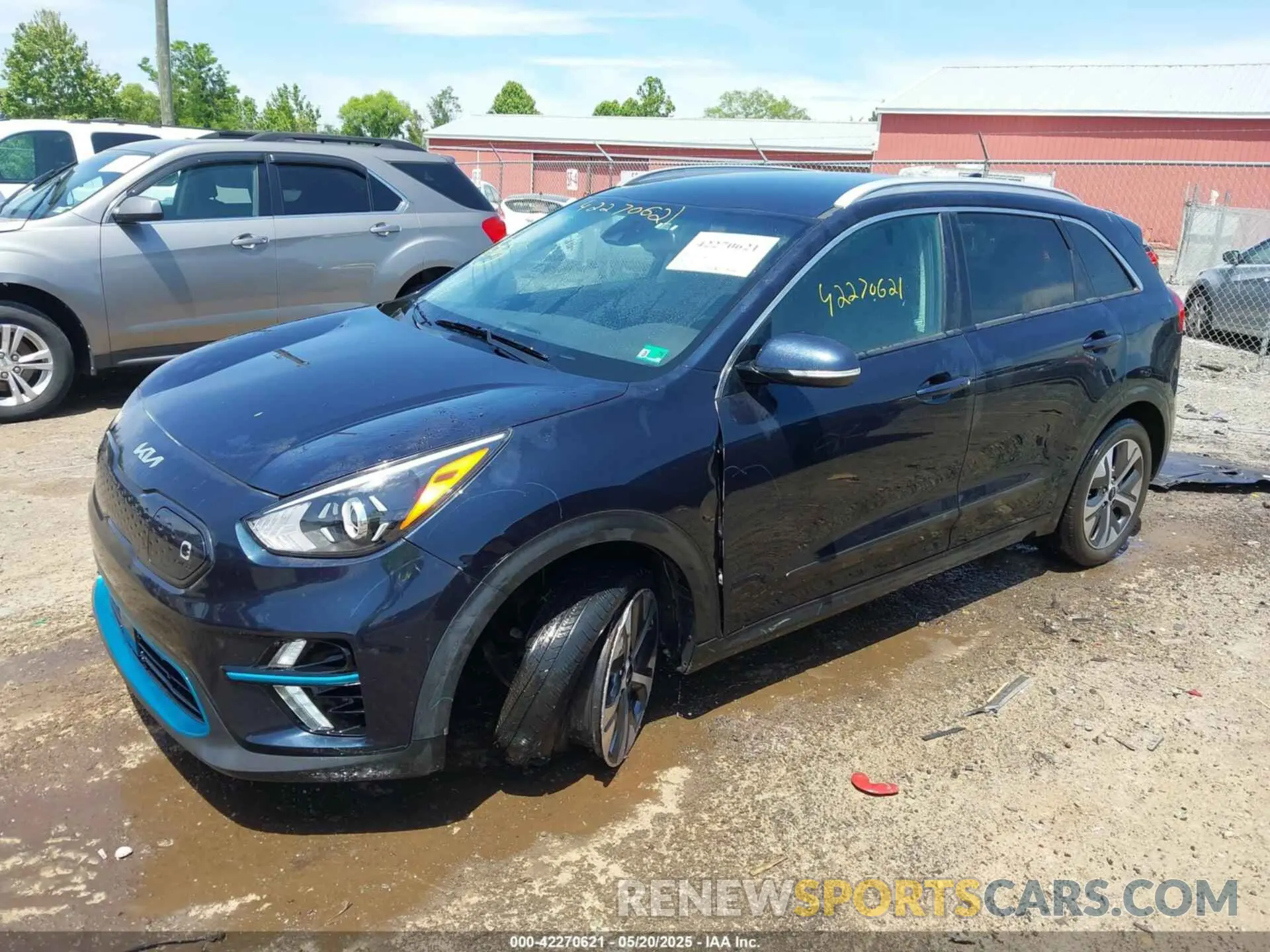 2 fotografías del automóvil dañado KNDCC3LG0N5121880 KIA NIRO EV 2022