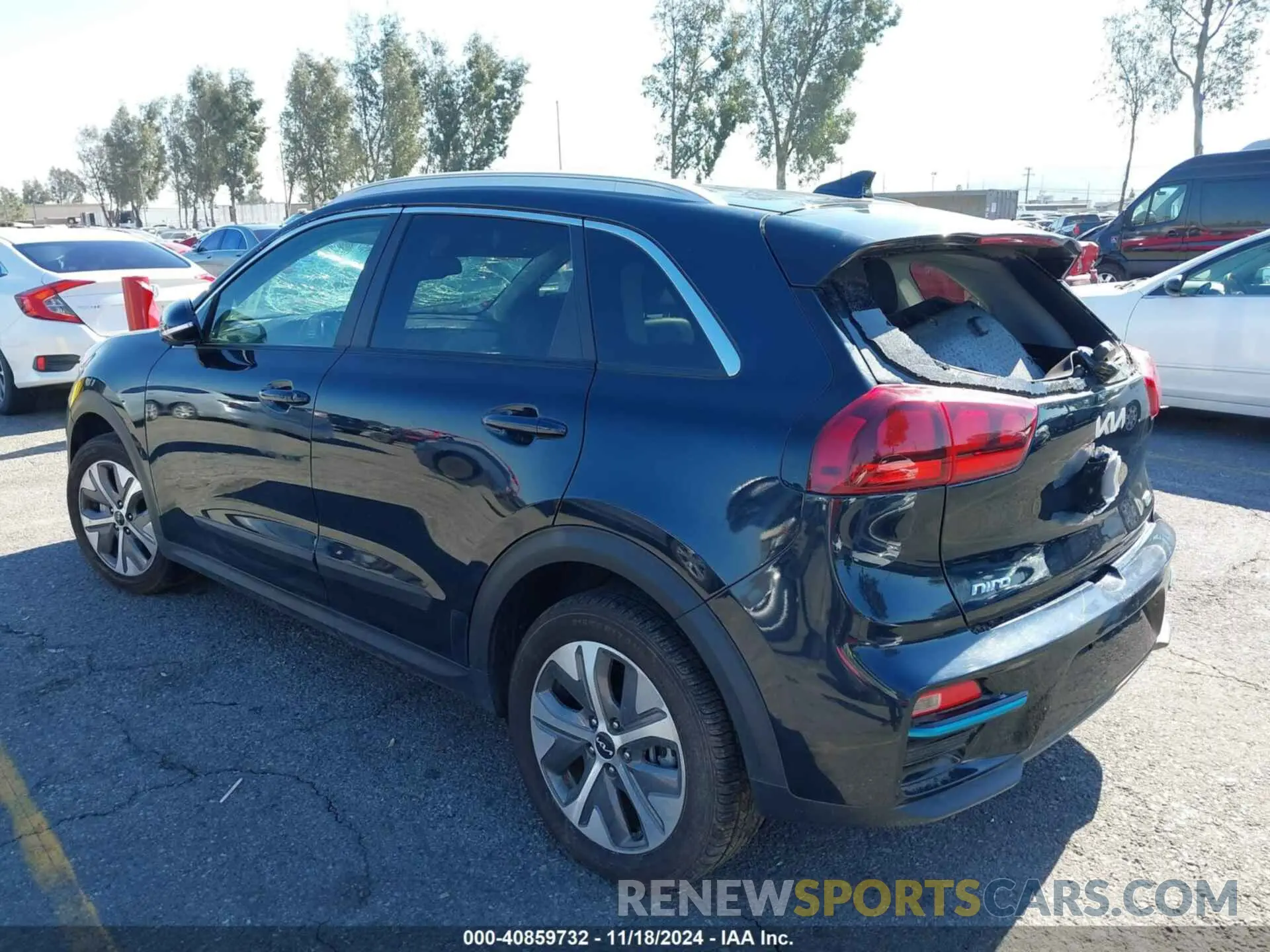 3 fotografías del automóvil dañado KNDCC3LG5N5118148 KIA NIRO EV 2022