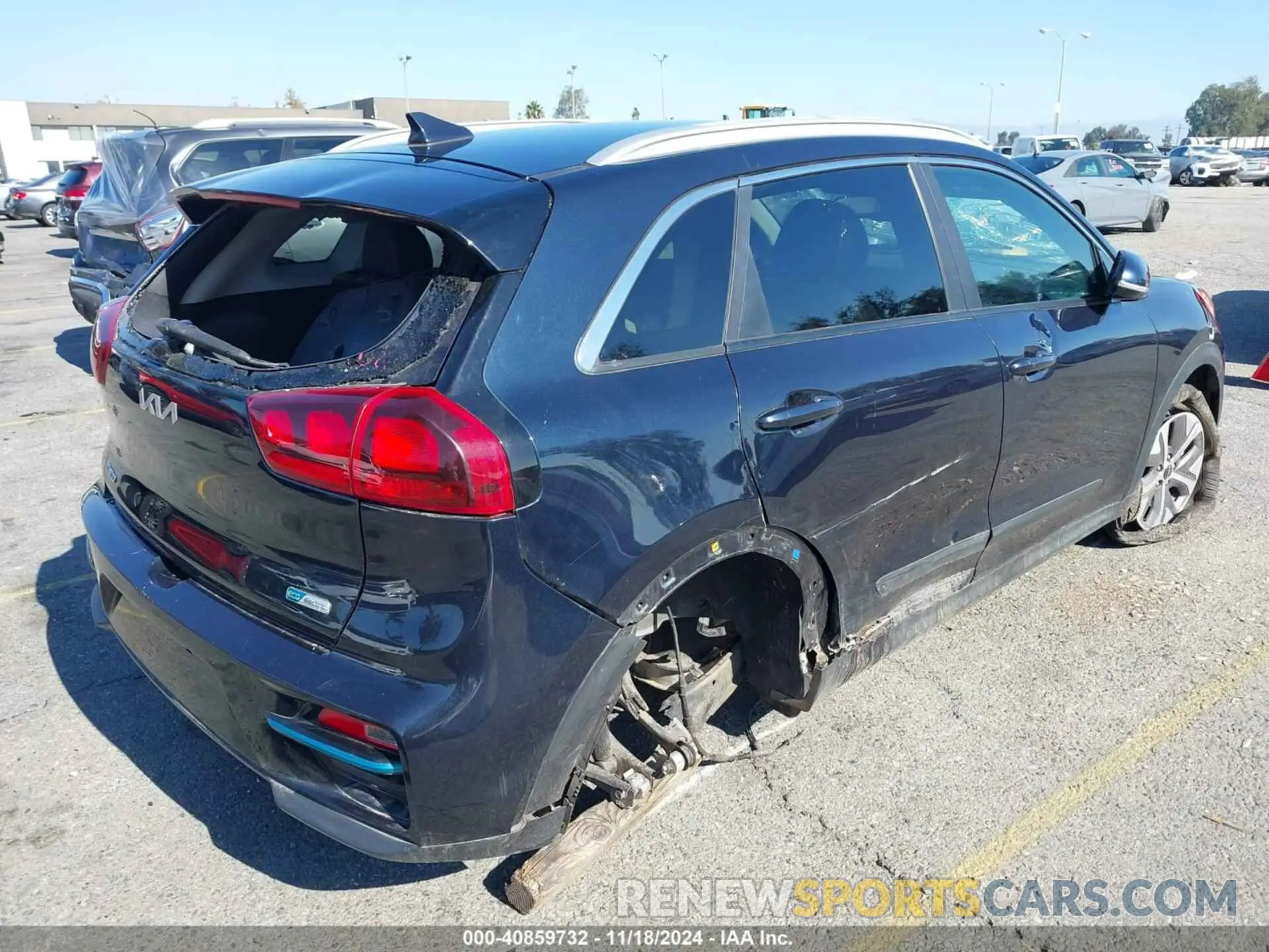 4 fotografías del automóvil dañado KNDCC3LG5N5118148 KIA NIRO EV 2022
