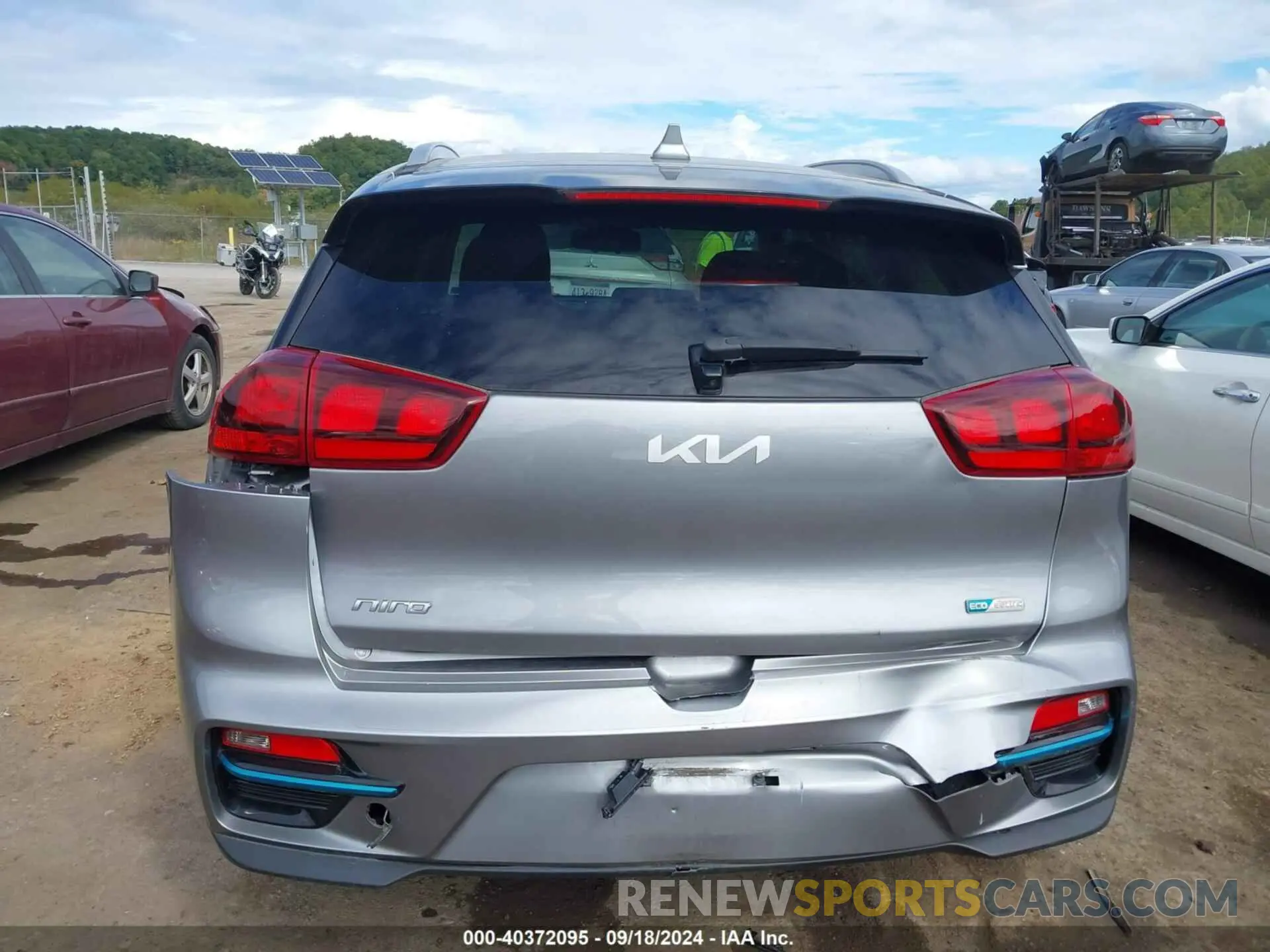 6 fotografías del automóvil dañado KNDCC3LG6N5140918 KIA NIRO EV 2022