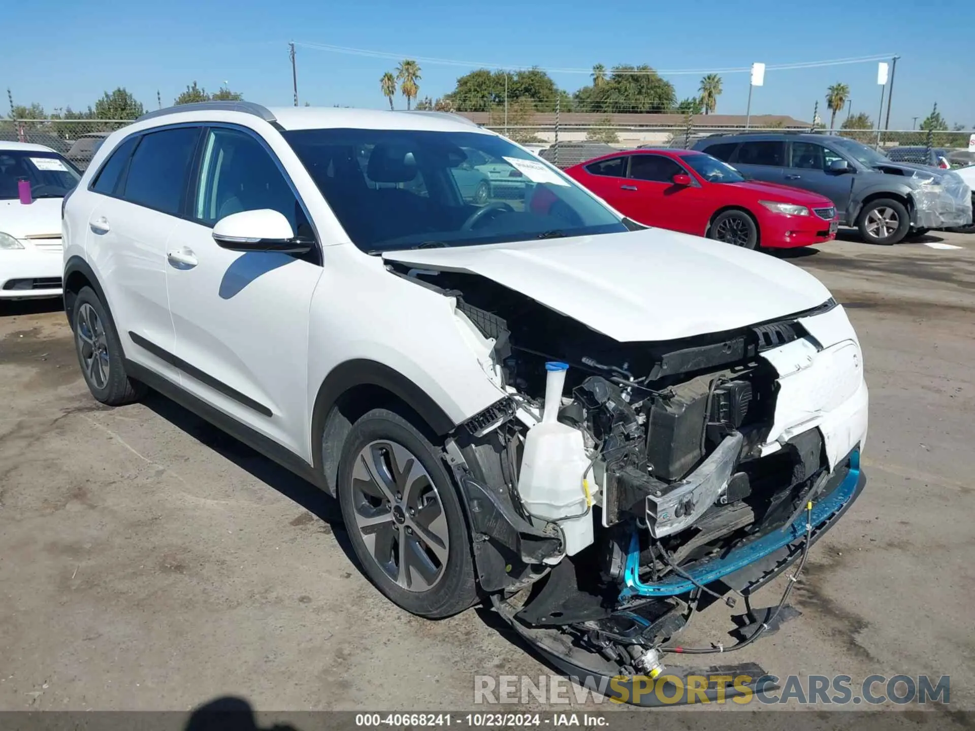 1 fotografías del automóvil dañado KNDCC3LG8N5160250 KIA NIRO EV 2022