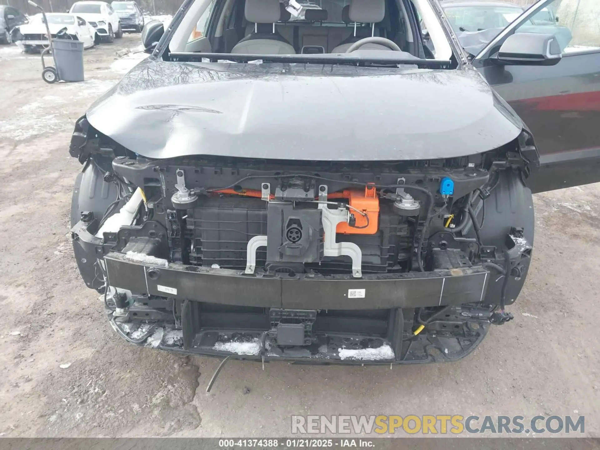 6 fotografías del automóvil dañado KNDCR3L12P5030767 KIA NIRO EV 2023