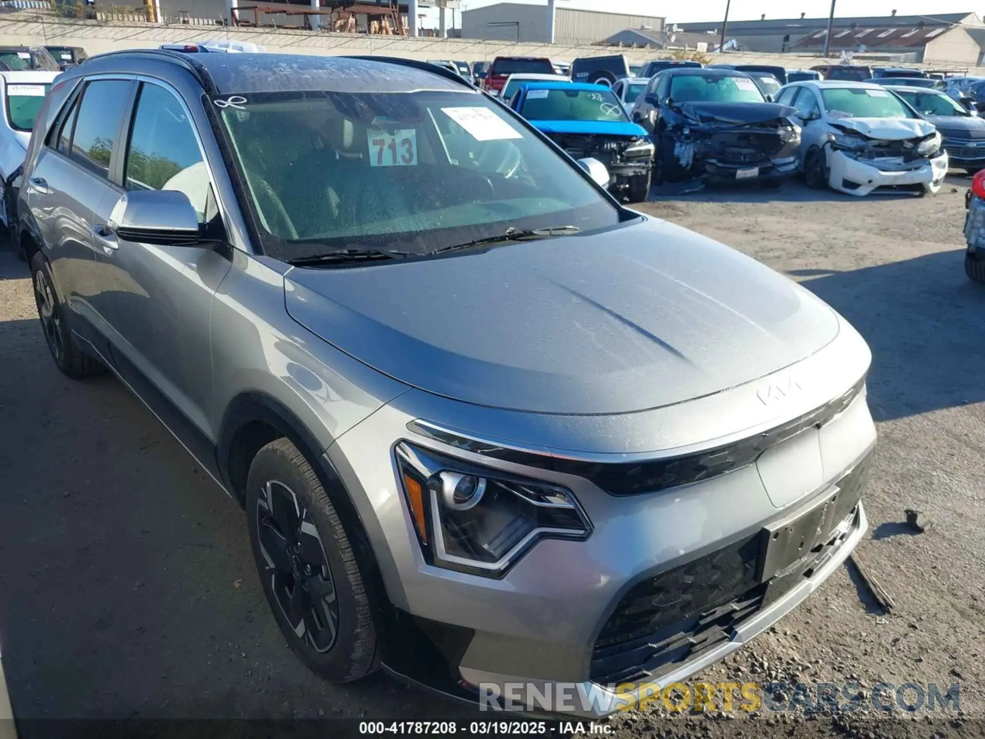 1 fotografías del automóvil dañado KNDCR3L17P5041943 KIA NIRO EV 2023