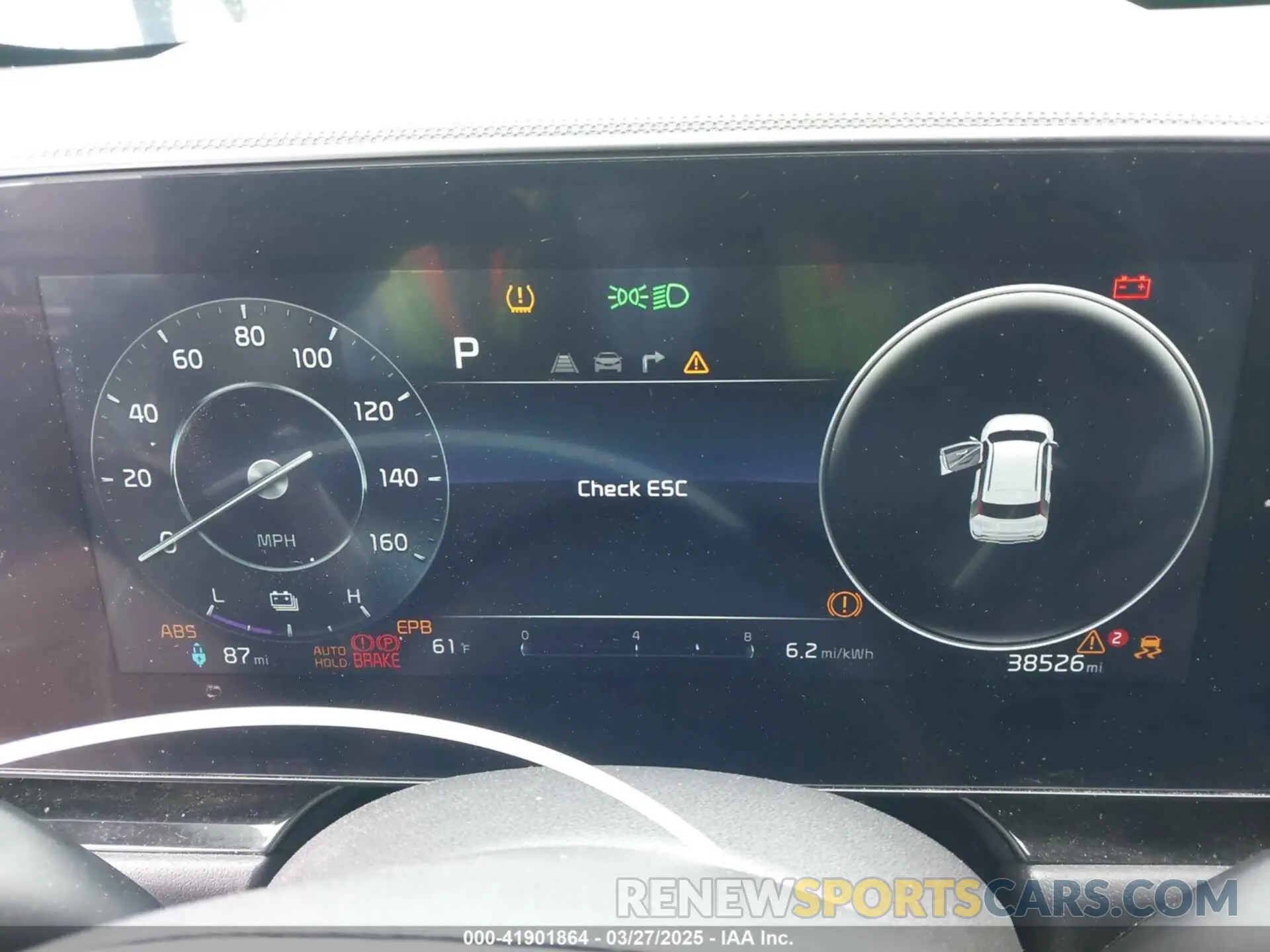7 fotografías del automóvil dañado KNDCR3L18P5038761 KIA NIRO EV 2023