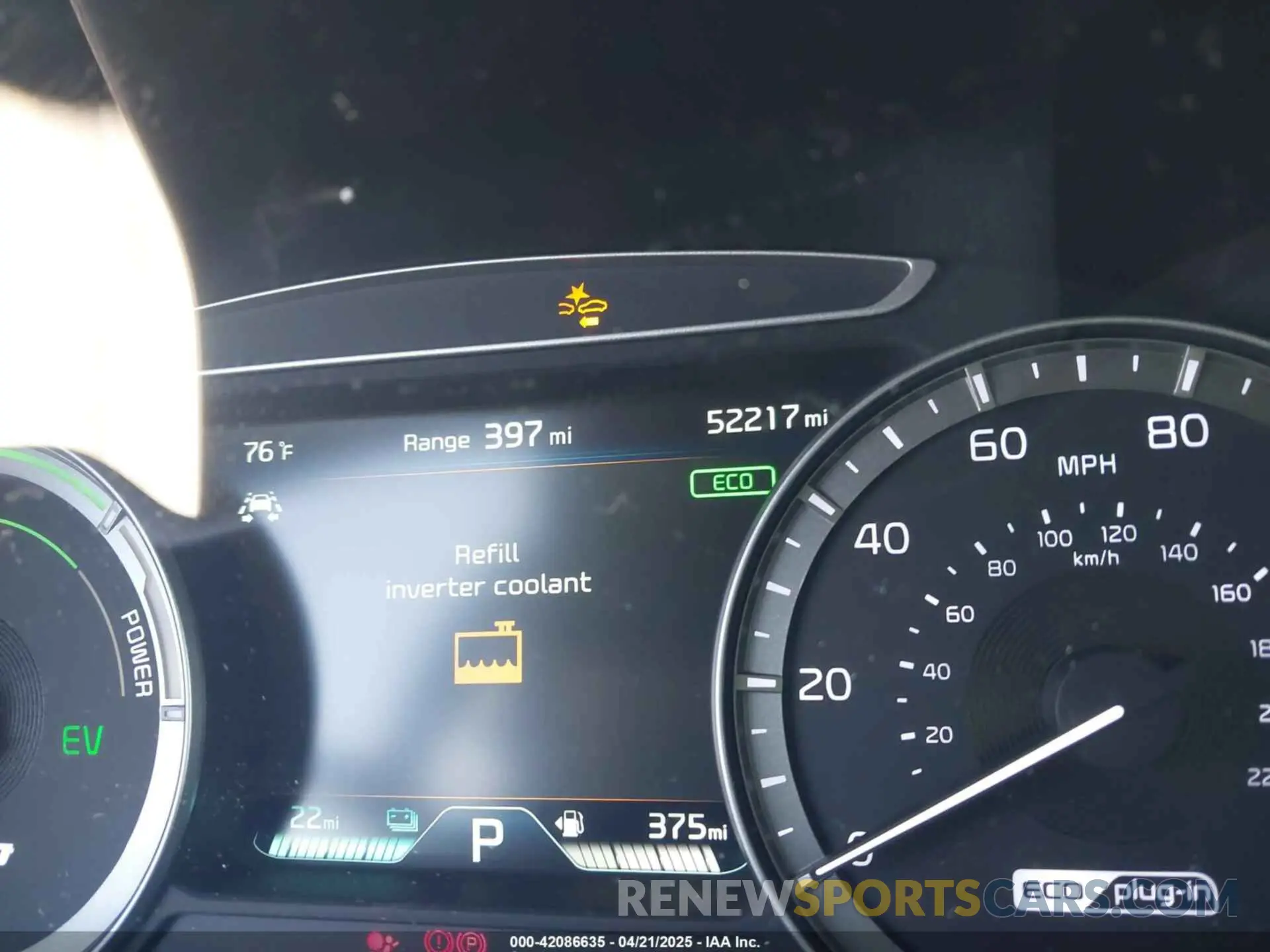 16 fotografías del automóvil dañado KNDCC3LD8K5315199 KIA NIRO PLUG-IN HYBRID 2019
