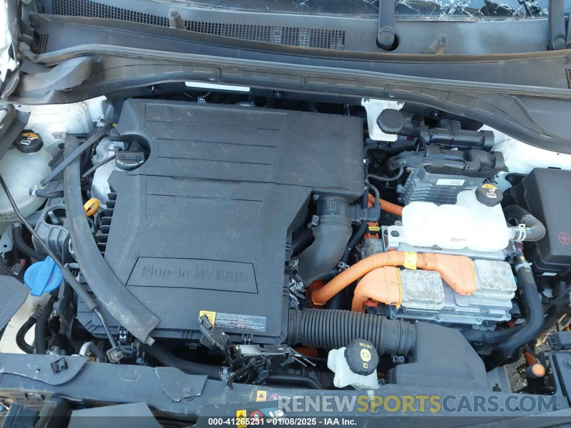 10 fotografías del automóvil dañado KNDCM3LD0K5283166 KIA NIRO PLUG-IN HYBRID 2019