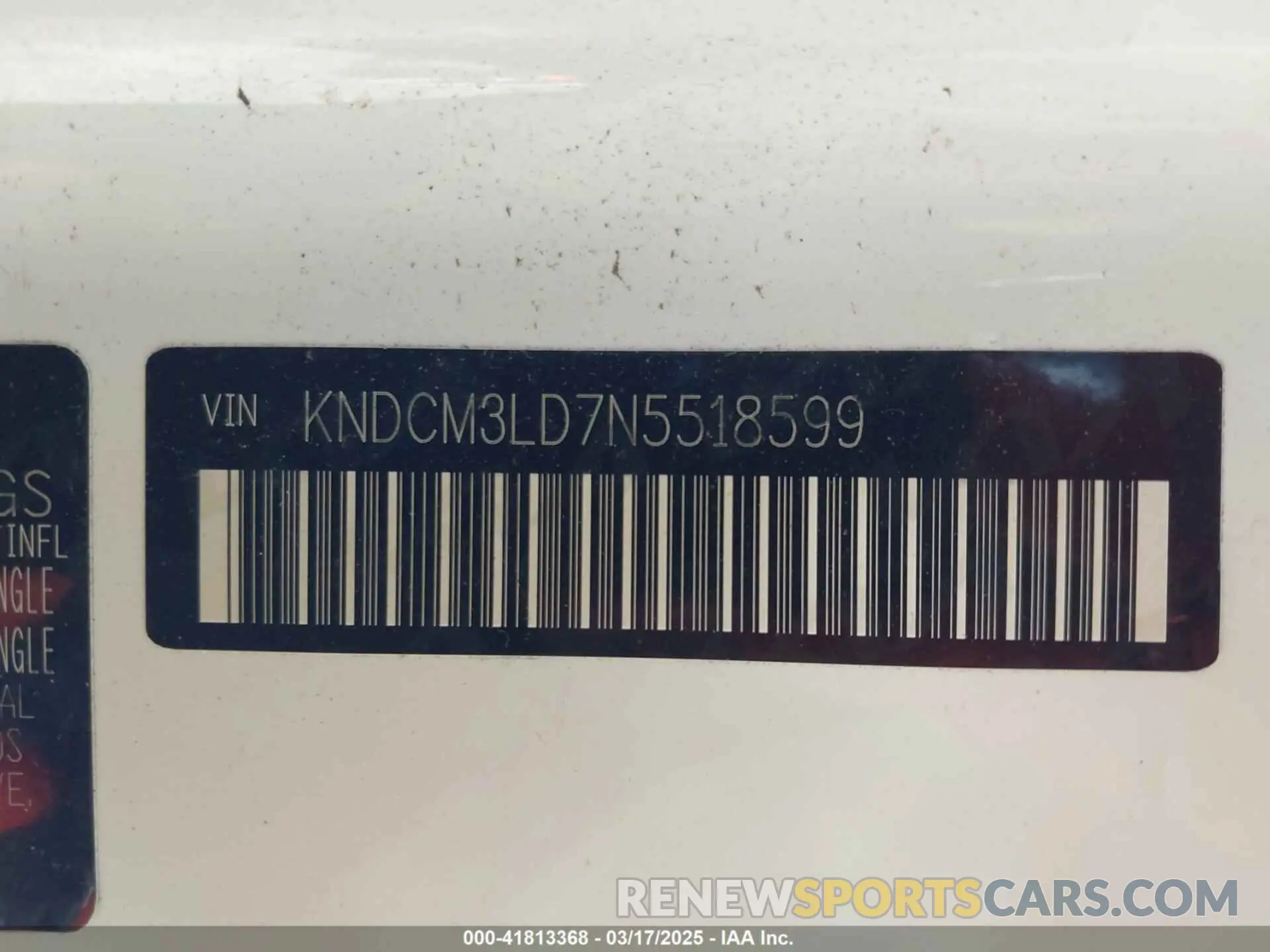 9 fotografías del automóvil dañado KNDCM3LD7N5518599 KIA NIRO PLUG-IN HYBRID 2022