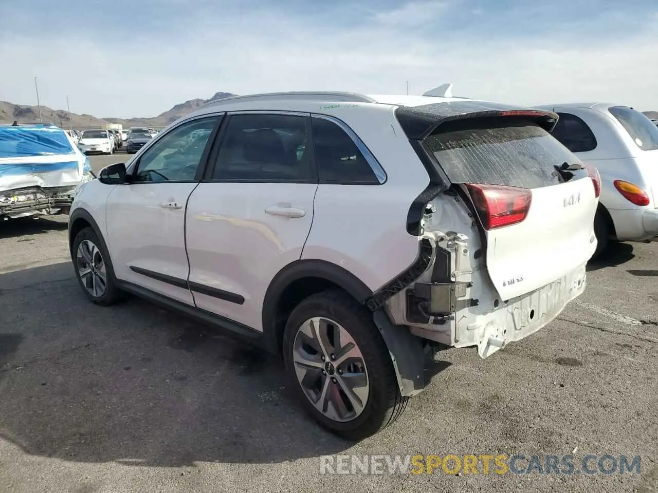 2 fotografías del automóvil dañado KNDCC3LG0N5159285 KIA NIRO S 2022