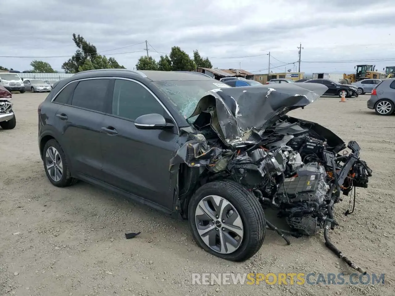 4 fotografías del automóvil dañado KNDCC3LG2N5134212 KIA NIRO S 2022