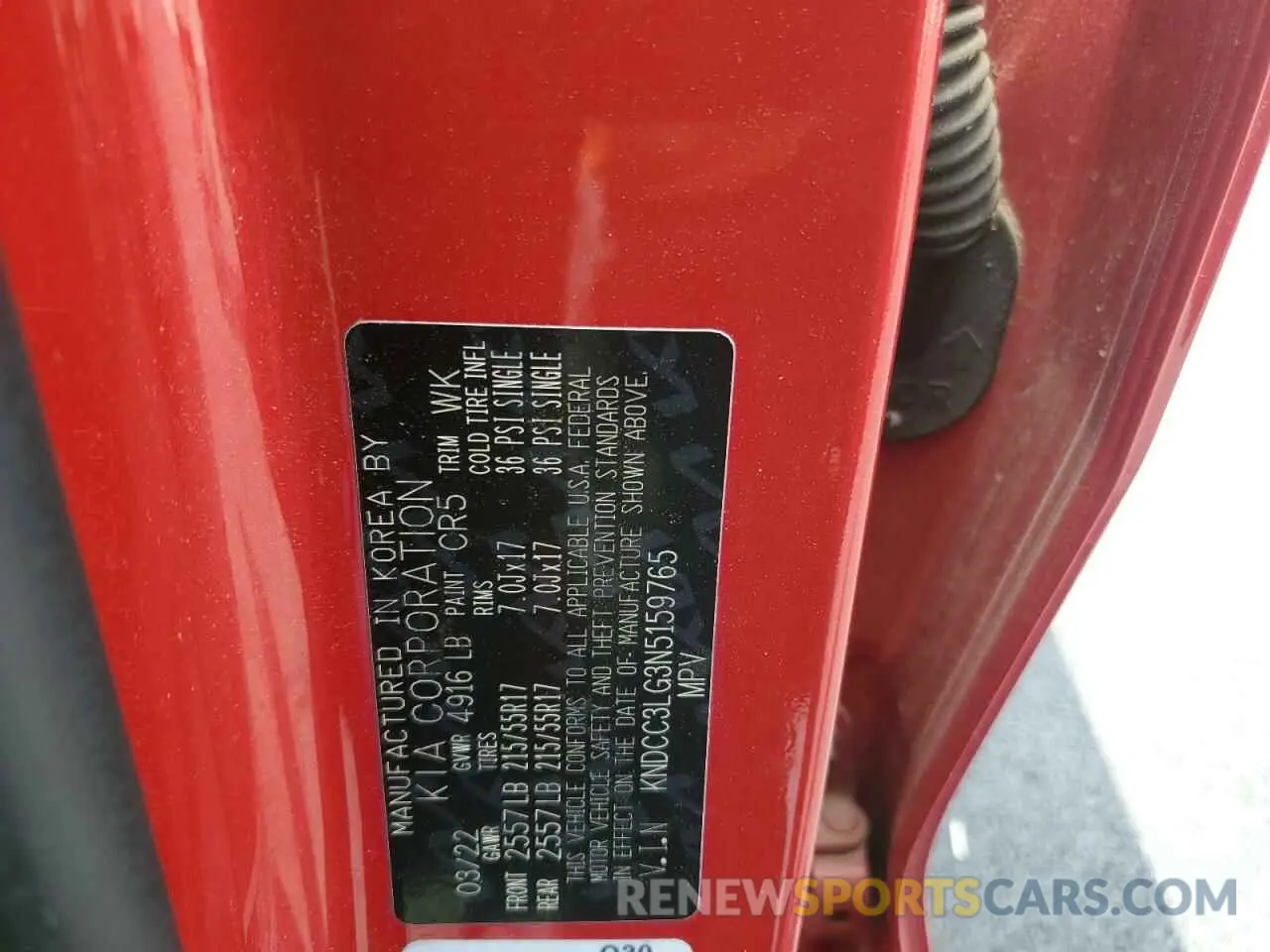 12 fotografías del automóvil dañado KNDCC3LG3N5159765 KIA NIRO S 2022
