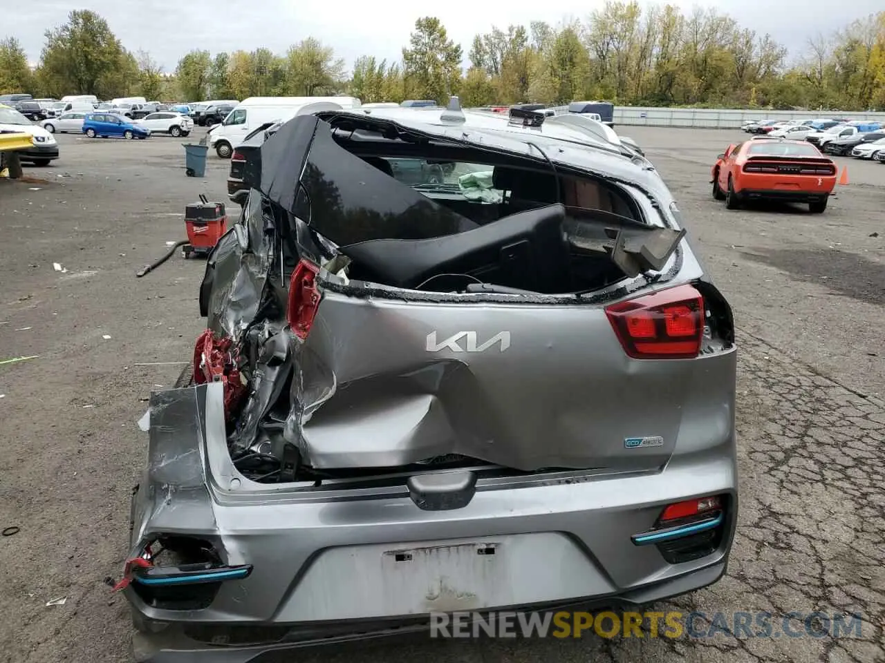 6 fotografías del automóvil dañado KNDCC3LG9N5140587 KIA NIRO S 2022