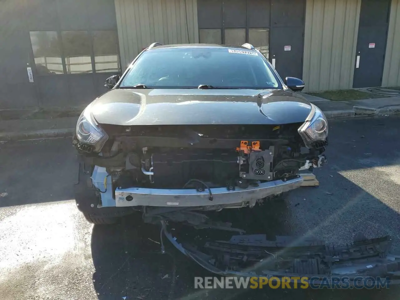 5 fotografías del automóvil dañado KNDCC3LGXN5160606 KIA NIRO S 2022