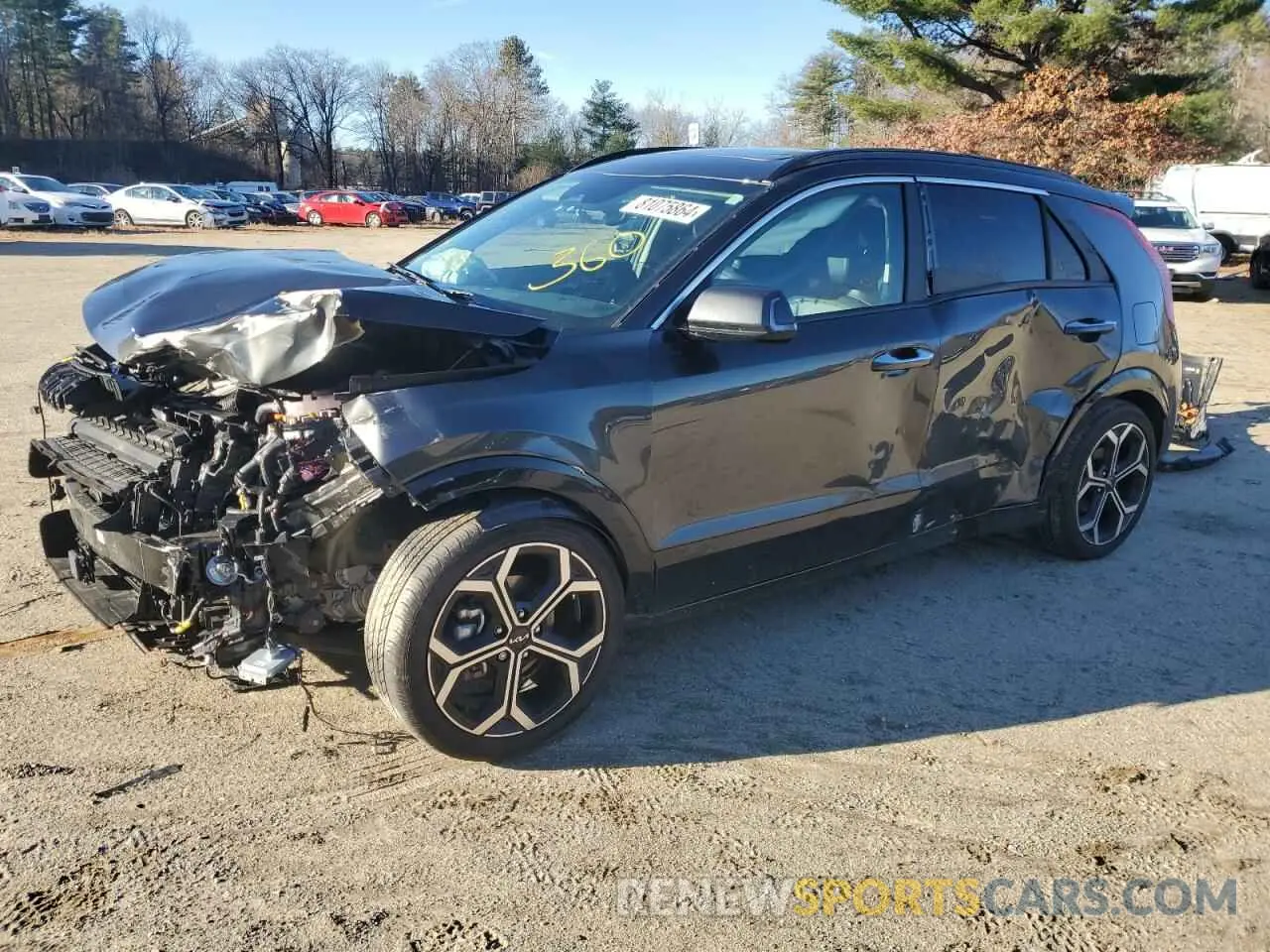 1 fotografías del automóvil dañado KNDCT3LE0P5099879 KIA NIRO SX 2023