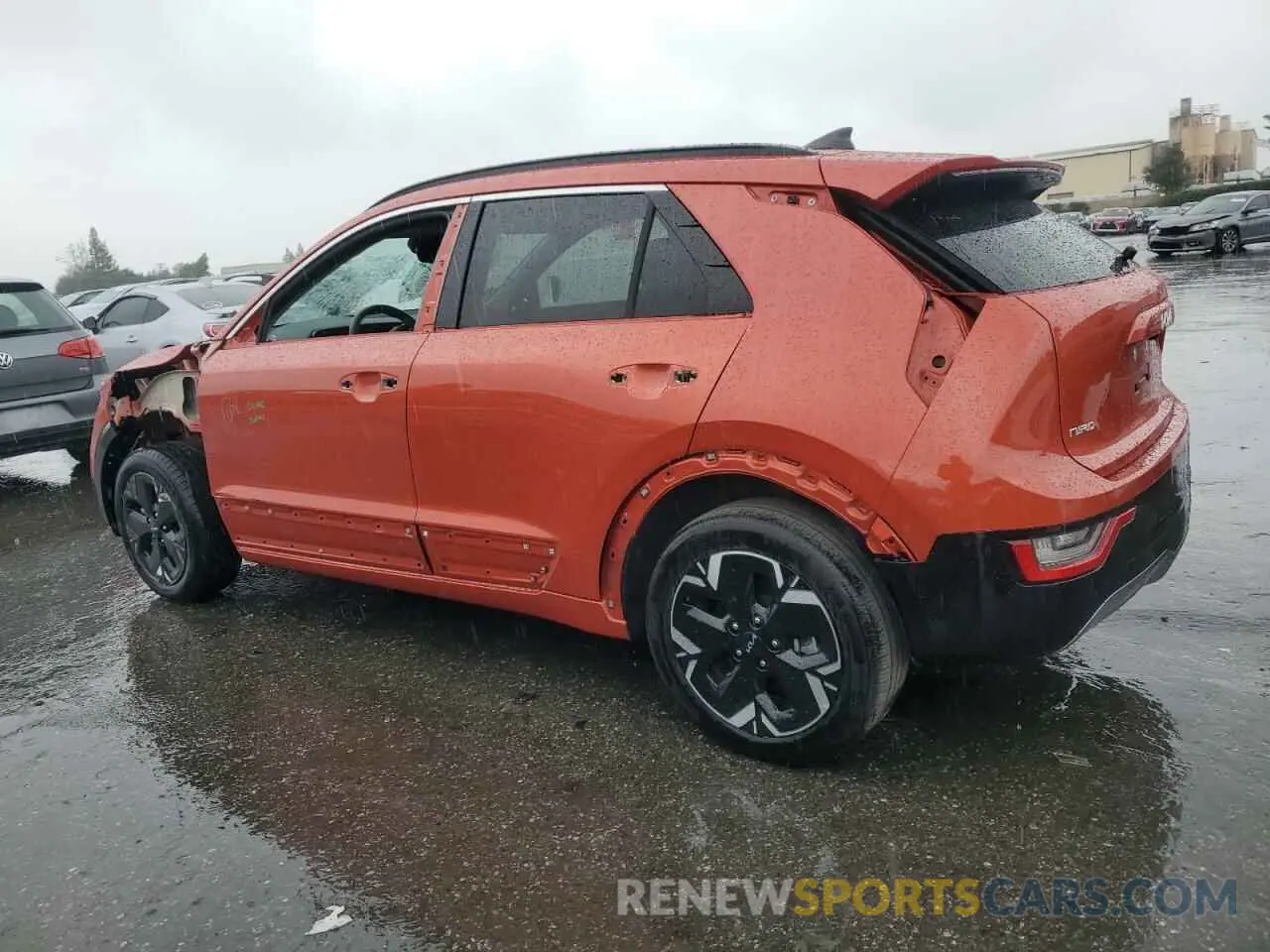 2 fotografías del automóvil dañado KNDCT3L13P5021223 KIA NIRO WAVE 2023