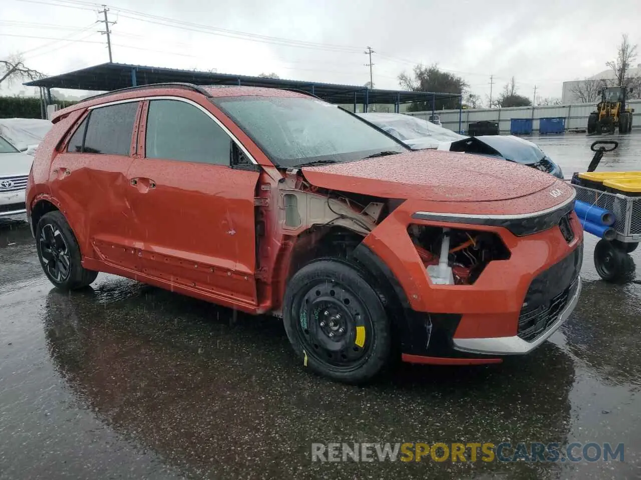 4 fotografías del automóvil dañado KNDCT3L13P5021223 KIA NIRO WAVE 2023