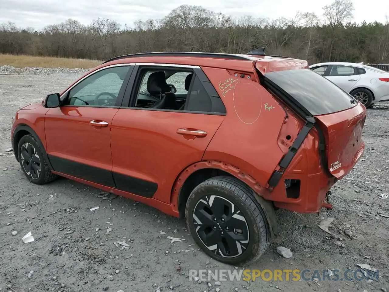 2 fotografías del automóvil dañado KNDCT3L1XP5018450 KIA NIRO WAVE 2023