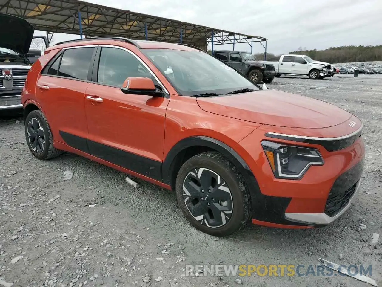 4 fotografías del automóvil dañado KNDCT3L1XP5018450 KIA NIRO WAVE 2023