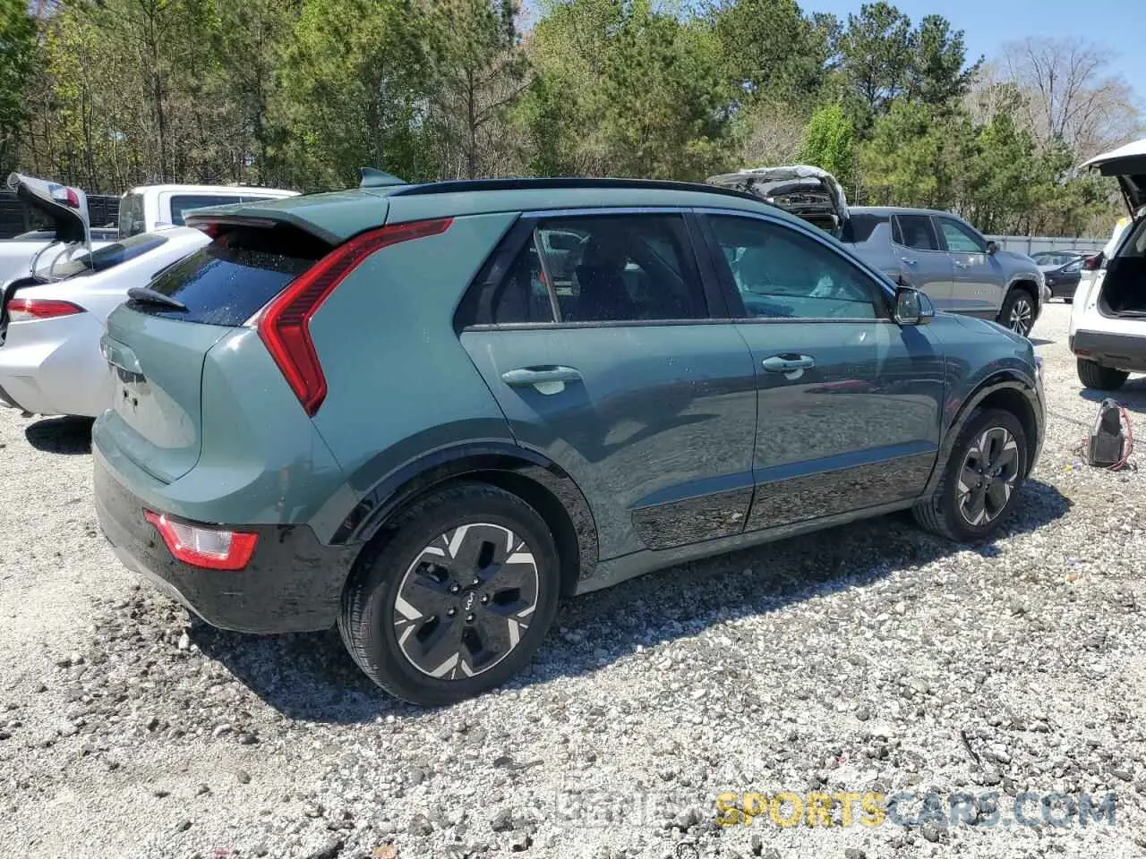 3 fotografías del automóvil dañado KNDCR3L10P5045204 KIA NIRO WIND 2023