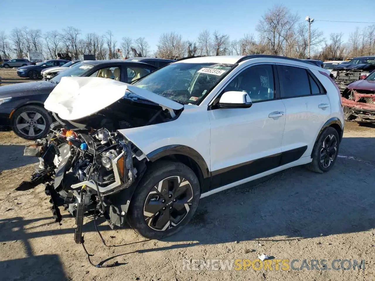 1 fotografías del automóvil dañado KNDCR3L11P5049116 KIA NIRO WIND 2023