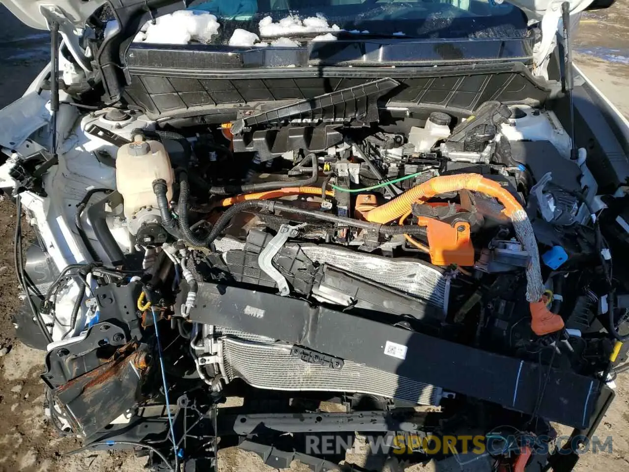 12 fotografías del automóvil dañado KNDCR3L11P5049116 KIA NIRO WIND 2023