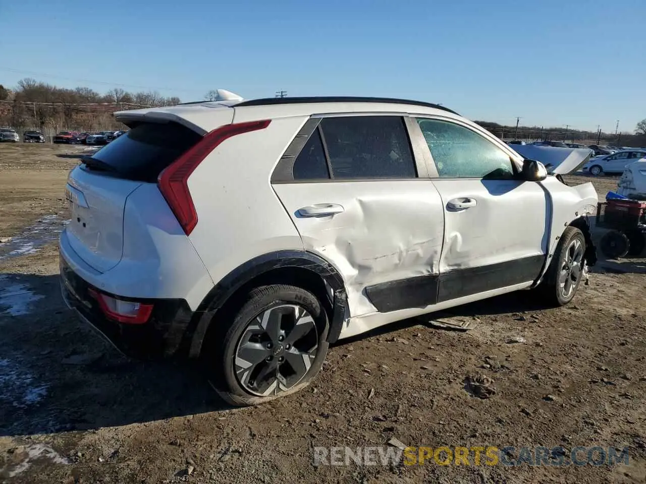 3 fotografías del automóvil dañado KNDCR3L11P5049116 KIA NIRO WIND 2023