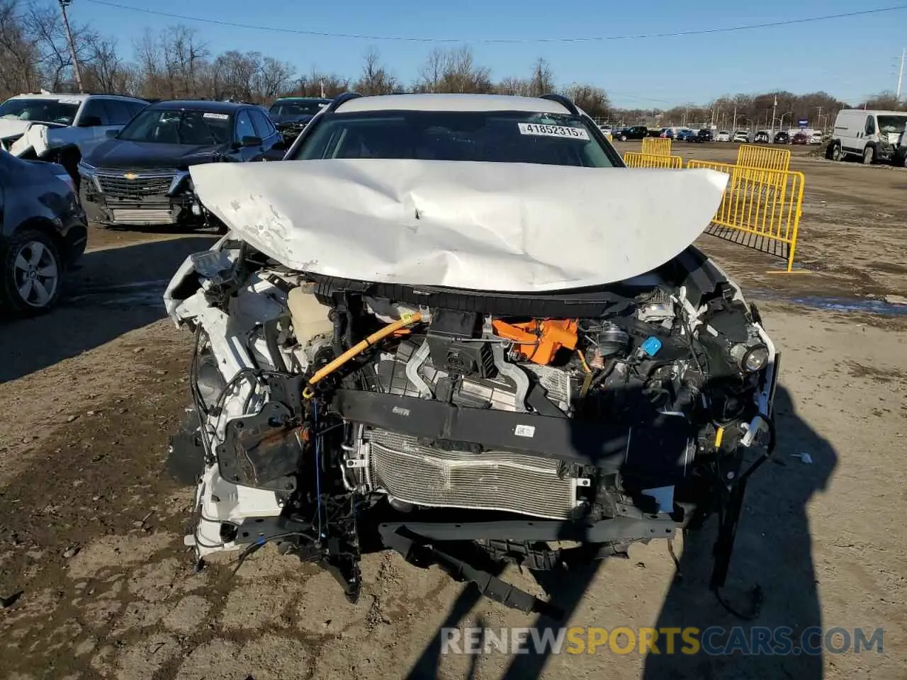5 fotografías del automóvil dañado KNDCR3L11P5049116 KIA NIRO WIND 2023