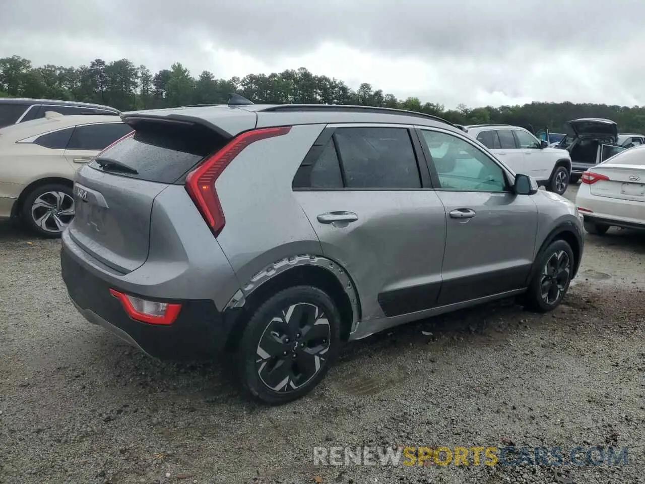 3 fotografías del automóvil dañado KNDCR3L11P5075179 KIA NIRO WIND 2023