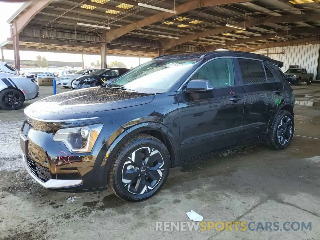 1 fotografías del automóvil dañado KNDCR3L12P5025830 KIA NIRO WIND 2023