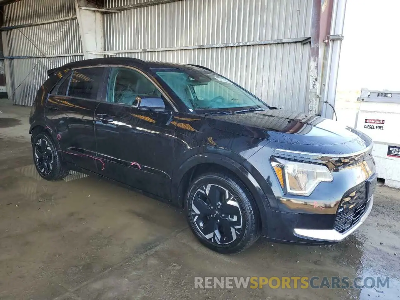 4 fotografías del automóvil dañado KNDCR3L12P5025830 KIA NIRO WIND 2023