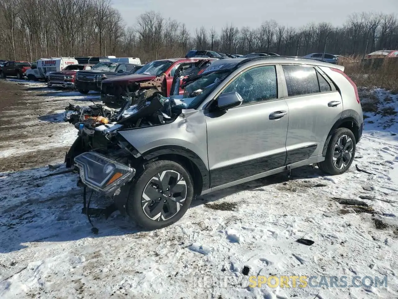 1 fotografías del automóvil dañado KNDCR3L12P5053630 KIA NIRO WIND 2023
