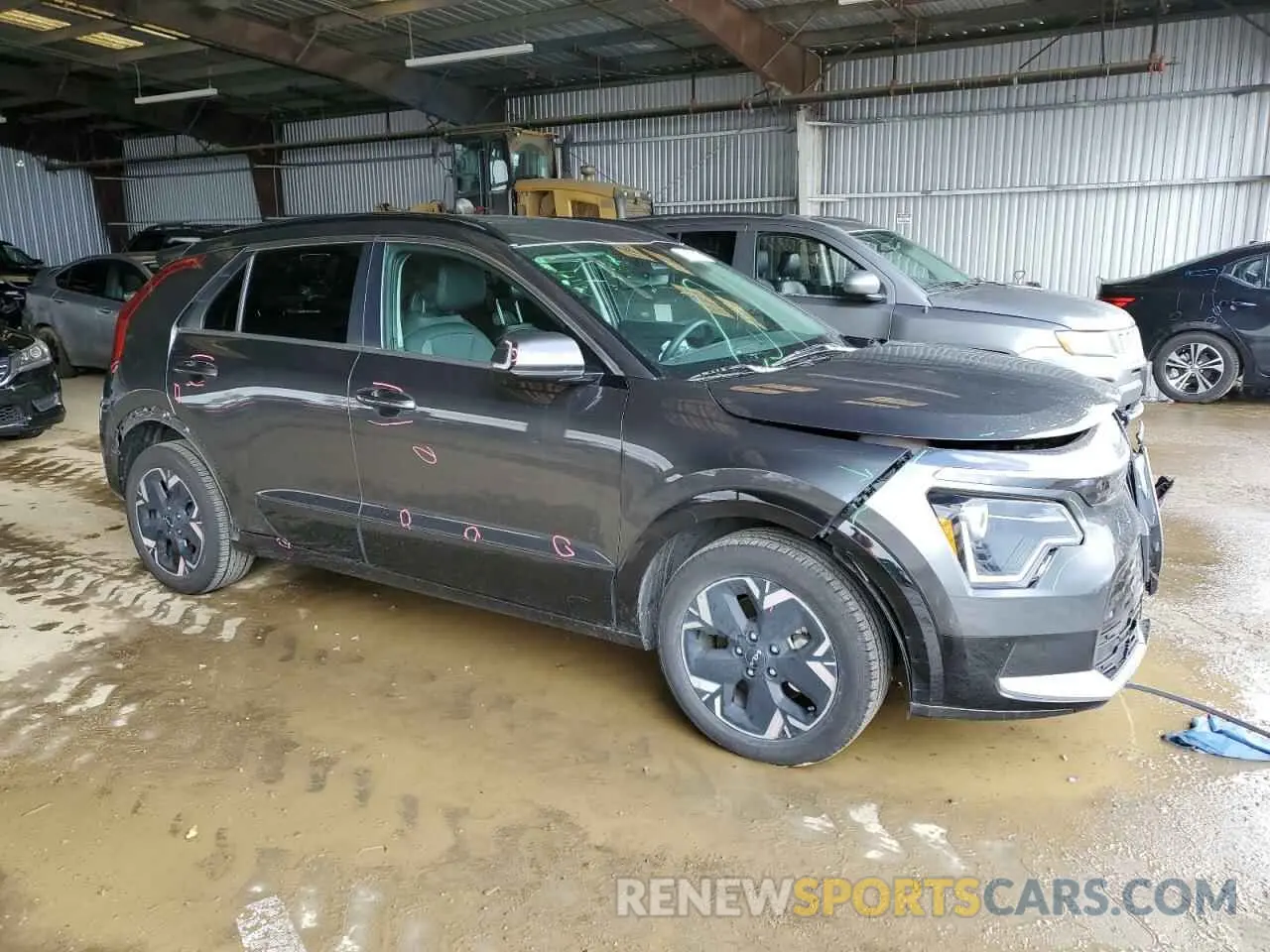 4 fotografías del automóvil dañado KNDCR3L14P5029801 KIA NIRO WIND 2023
