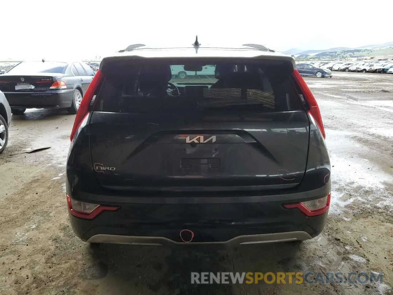 6 fotografías del automóvil dañado KNDCR3L14P5029801 KIA NIRO WIND 2023