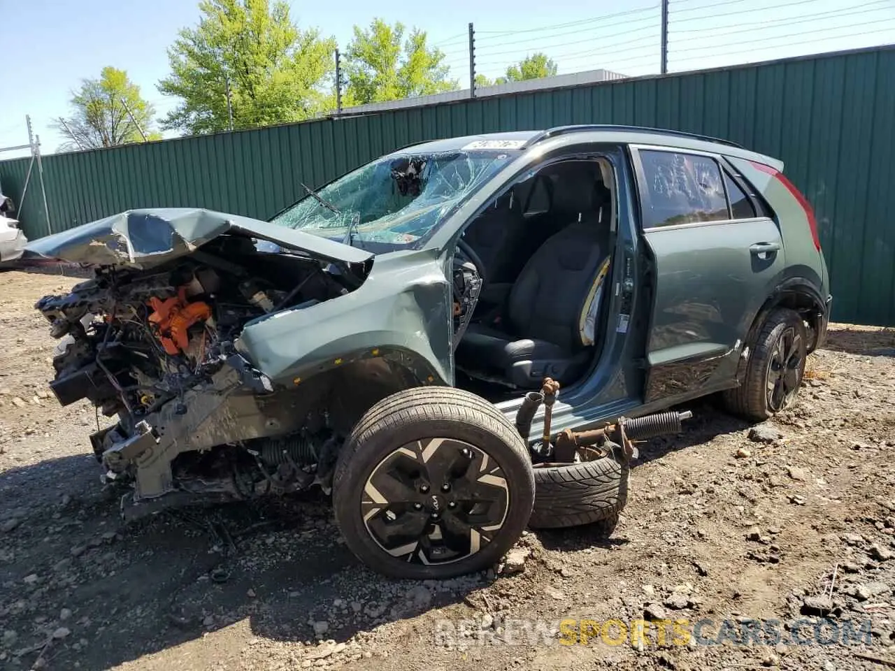 1 fotografías del automóvil dañado KNDCR3L16P5073833 KIA NIRO WIND 2023