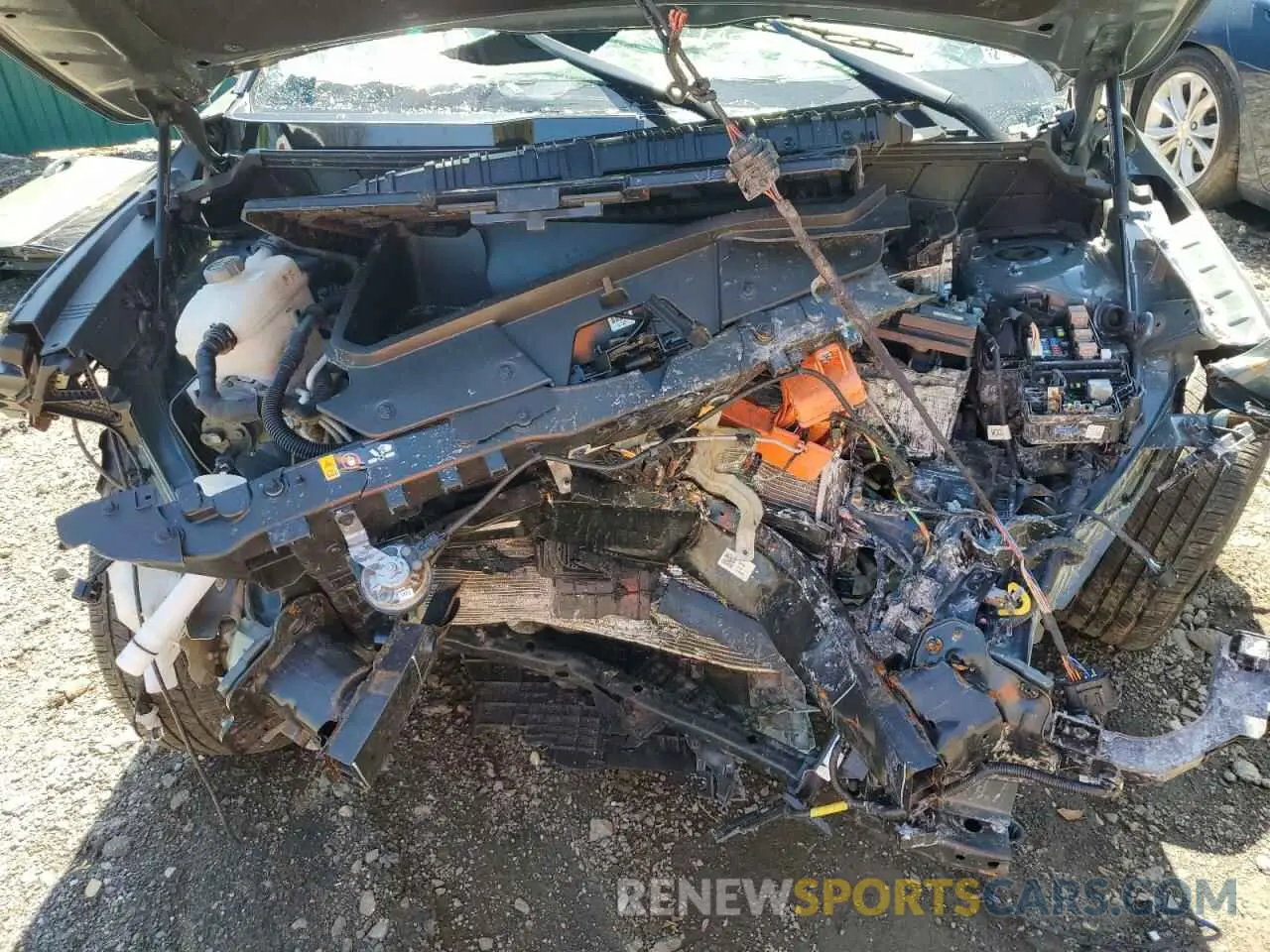 12 fotografías del automóvil dañado KNDCR3L16P5073833 KIA NIRO WIND 2023