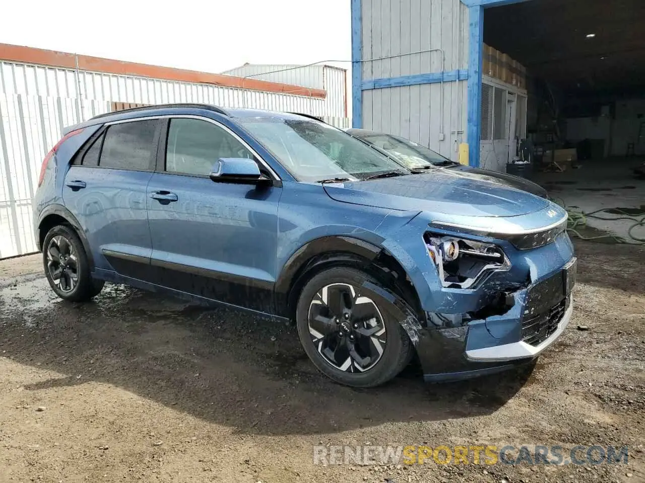 4 fotografías del automóvil dañado KNDCR3L17P5024740 KIA NIRO WIND 2023