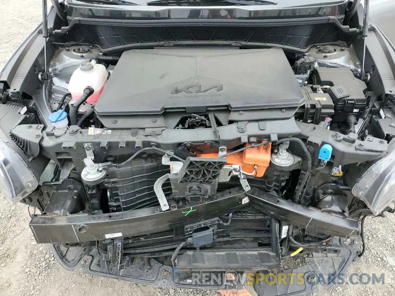 12 fotografías del automóvil dañado KNDCR3L17P5028884 KIA NIRO WIND 2023