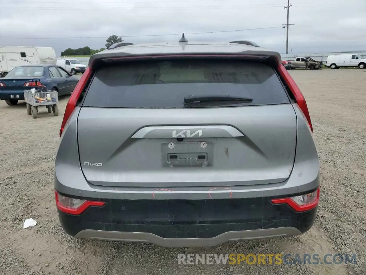6 fotografías del automóvil dañado KNDCR3L17P5028884 KIA NIRO WIND 2023