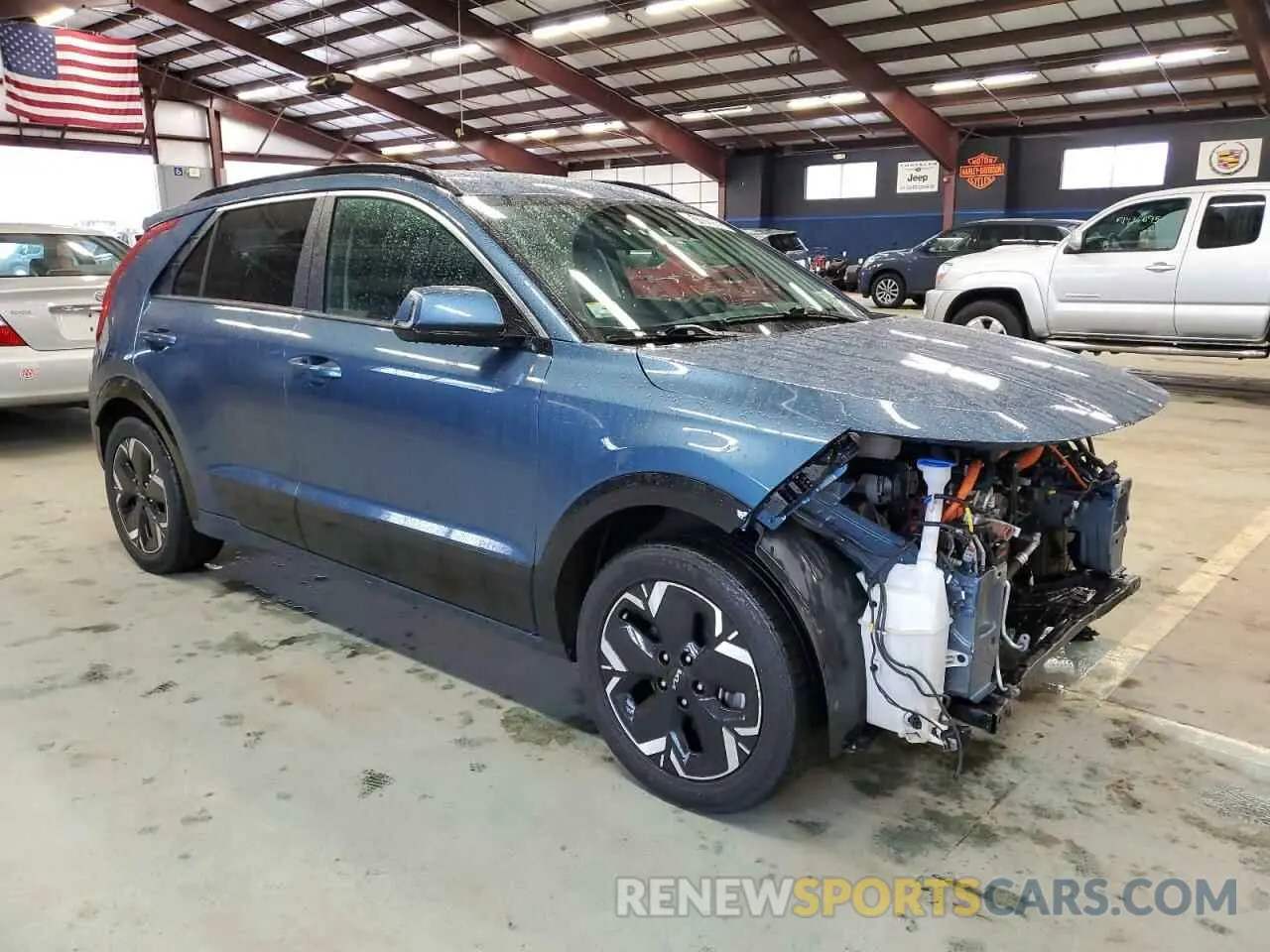 4 fotografías del automóvil dañado KNDCR3L1XP5053889 KIA NIRO WIND 2023